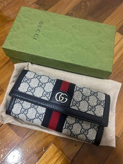 gucci ophidia long wallet.